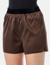 Tom Ford stretch silk satin PJ shorts -  | Spazio Pritelli