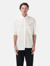 MM6 Maison Margiela two-tone cotton poplin shirt -  | Spazio Pritelli