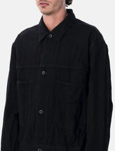 Studio Nicholson Nyle crinkle denim jacket -  | Spazio Pritelli