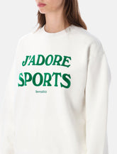 Sporty & Rich J’adore white sweatshirt -  | Spazio Pritelli