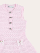 Self-Portrait lace bow knit girl's dress -  | Spazio Pritelli