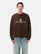 Sporty & Rich H&W Crest crewneck sweatshirt -  | Spazio Pritelli