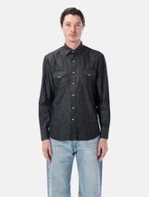 Salvatore Piccolo black wash Western shirt -  | Spazio Pritelli