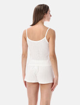 Sporty & Rich pointelle logo tank -  | Spazio Pritelli