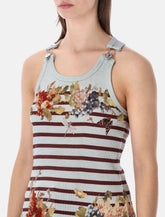 Jean Paul Gaultier Marinière grape rib tank top -  | Spazio Pritelli