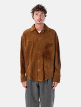 Ami Paris suede goatskin overshirt -  | Spazio Pritelli