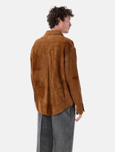 Ami Paris suede goatskin overshirt -  | Spazio Pritelli