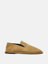 Ami Paris brown suede midi slippers -  | Spazio Pritelli