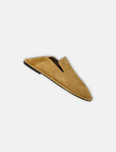 Ami Paris brown suede midi slippers -  | Spazio Pritelli