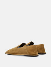 Ami Paris brown suede midi slippers -  | Spazio Pritelli