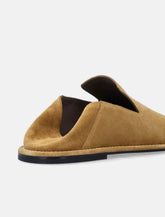 Ami Paris brown suede midi slippers -  | Spazio Pritelli