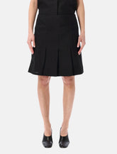 Our Legacy soot black linen blend Girdle skirt -  | Spazio Pritelli