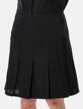 Our Legacy soot black linen blend Girdle skirt -  | Spazio Pritelli