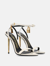 Tom Ford padlock white leather sandals -  | Spazio Pritelli
