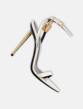 Tom Ford padlock white leather sandals -  | Spazio Pritelli