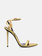Tom Ford padlock gold leather sandals -  | Spazio Pritelli