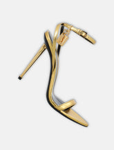 Tom Ford padlock gold leather sandals -  | Spazio Pritelli