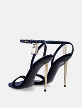 Tom Ford velvet padlock sandals -  | Spazio Pritelli