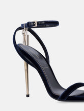 Tom Ford velvet padlock sandals -  | Spazio Pritelli