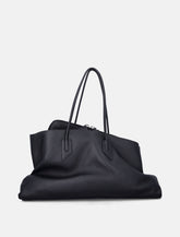 La Passeggiata Large grained leather top handle bag -  | Spazio Pritelli