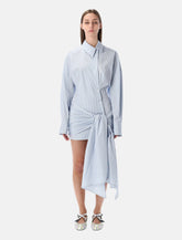 The Attico striped poplin mini dress -  | Spazio Pritelli
