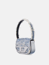 Diesel 1DR Crystal Top-Handle Light blue Denim Bag -  | Spazio Pritelli