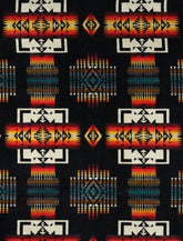 Pendleton black jacquard Spa towel -  | Spazio Pritelli